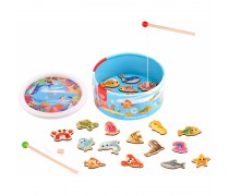 Medinis magnetinis žaidimas vaikams | Pagauk žuvytę | Tooky TL095